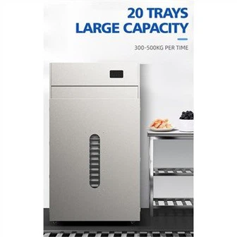 Elektrische roestvrijstalen fruit dehydratoren ovens