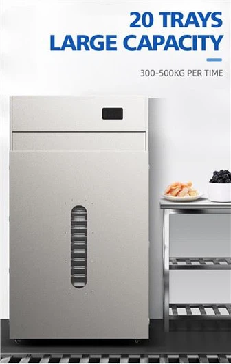 Roestvrij staal industriële voedsel dehydrator